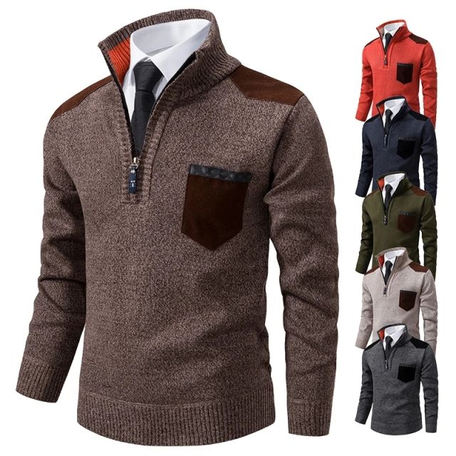 Buzo hombre hilo formal con bolsillo